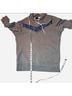 Diesel Frayed Denim Chevron Pullover Hoodie - photo 5