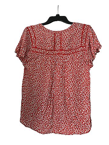 Pale Sky Short Sleeve Blouse (view 2)