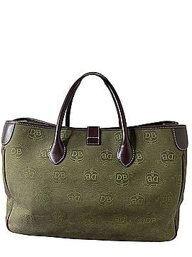 Dooney & Bourke Signature Canvas / Jacquard Leather Tote (view 2)