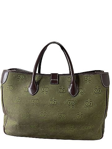 Dooney & Bourke Signature Canvas / Jacquard Leather Tote (view 2)