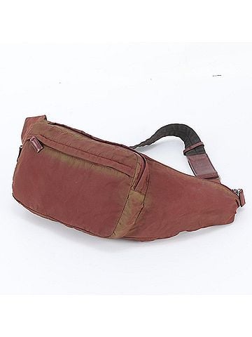 Prada Prada Tessuto Nylon Triangle Logo Leather 2-Way Body Bag/Waist Pouch for Men (view 1)