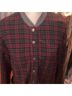 Free People Plaid Red Gray Jacket Size XS - photo 7