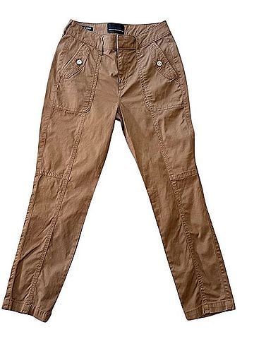 White House Black Market WHBM High Rise Utility Crop Pants Casual Pants (view 1)