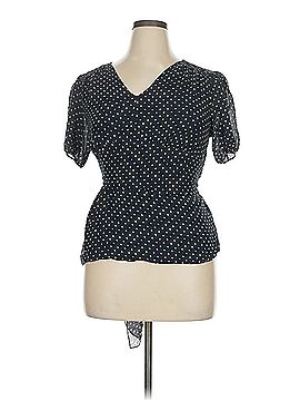 DKNY Dkny Short Sleeve Silk Top (view 1)