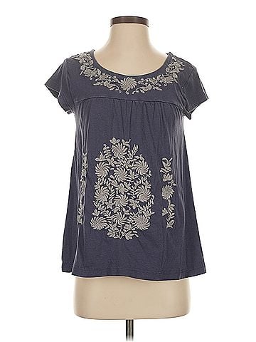 Garnet Hill Garnet Hill Short Sleeve Blouse (view 1)