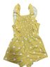 ShoSho Polka Dots Yellow Romper Size S - photo 2