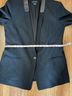 Club Monaco 55% Wool 43% Polyester 2% Elastane 100% Leather Black Blazer Size 12 - photo 9