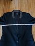 Club Monaco 55% Wool 43% Polyester 2% Elastane 100% Leather Black Blazer Size 12 - photo 5