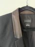 Club Monaco 55% Wool 43% Polyester 2% Elastane 100% Leather Black Blazer Size 12 - photo 3
