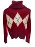 Tommy Hilfiger Argyle Red White Pullover Sweater Size M - photo 1