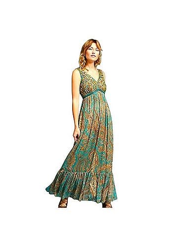 Ranna Gill Beaded Paisley Maxi Dress Casual Dress (view 1)