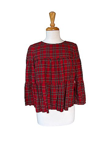 Madewell 3/4 Sleeve Blouse (view 1)
