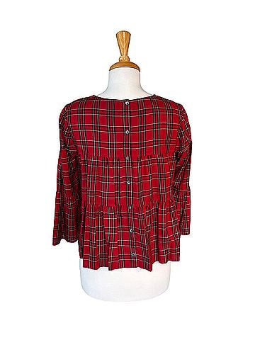 Madewell 3/4 Sleeve Blouse (view 2)