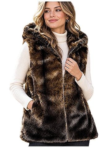 Johnston & Murphy Faux Fur Vest (view 1)