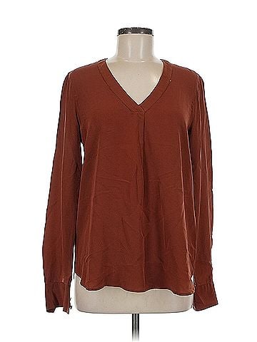J.Crew J.Crew Long Sleeve Silk Top (view 1)