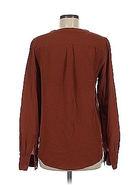 J.Crew J.Crew Long Sleeve Silk Top (view 2)