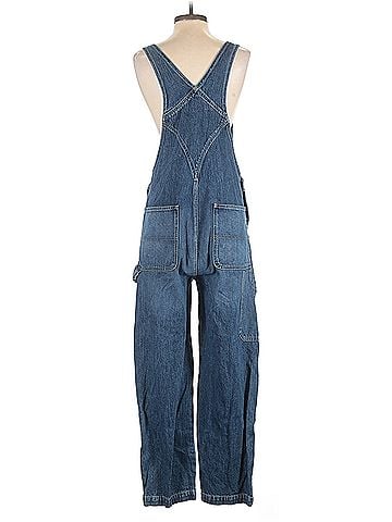 Madewell Madewell Denim Oversized Carpenter Overalls in Copley Wash (view 2)