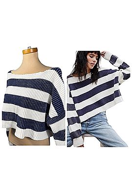 Free People JUST MY STRIPE Pullover Sweater (view 1)