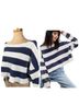 Free People JUST MY STRIPE Pullover Sweater - photo 1