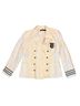 Ralph Lauren Checkered-gingham White Blazer Size 10 - photo 1