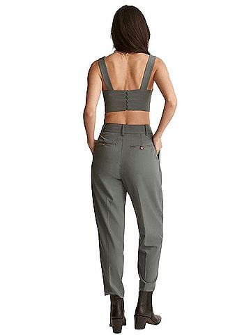 Madewell Pleated Tapered Casual Pants (view 2)