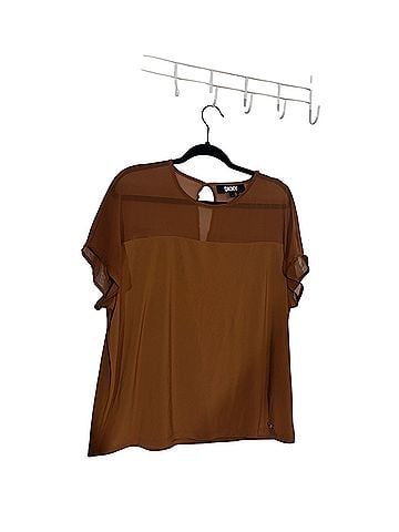 DKNY Short Sleeve Blouse (view 1)