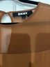DKNY Brown Short Sleeve Blouse Size L - photo 3