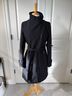 Halston 100% Polyester 1% Spandex Black Coat Size S - photo 4