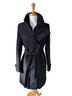 Halston 100% Polyester 1% Spandex Black Coat Size S - photo 1