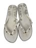 Juicy Couture Floral White Flip Flops Size 9 - photo 1