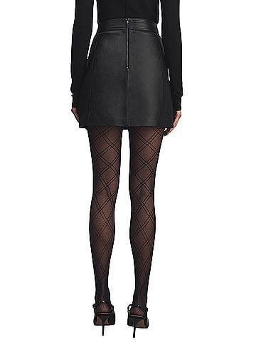 Reiss Leather Skirt (view 2)