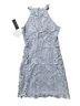 Lulus 100% Polyester Floral Blue Cocktail Dress Size S - photo 2
