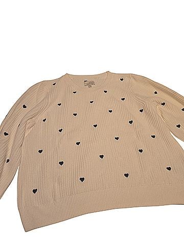 Lucky Brand heart sweather Pullover Sweater (view 1)