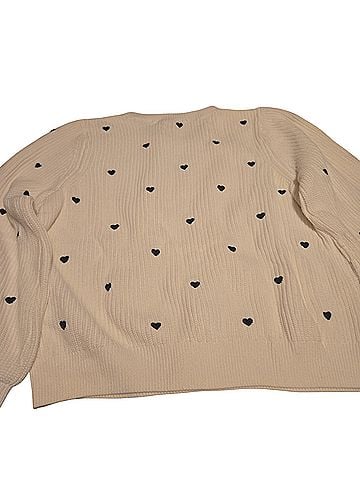 Lucky Brand heart sweather Pullover Sweater (view 2)