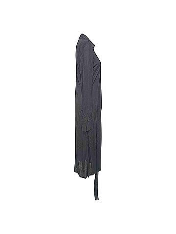 Diane von Furstenberg Diane Von Furstenberg Midi Shirt Dress in Black Viscose (view 2)