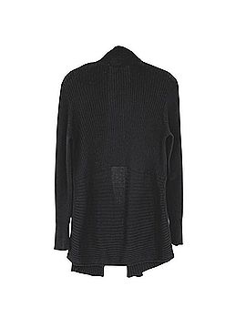 Eileen Fisher Ribbed Open Cardigan Wool Cardigan (view 2)