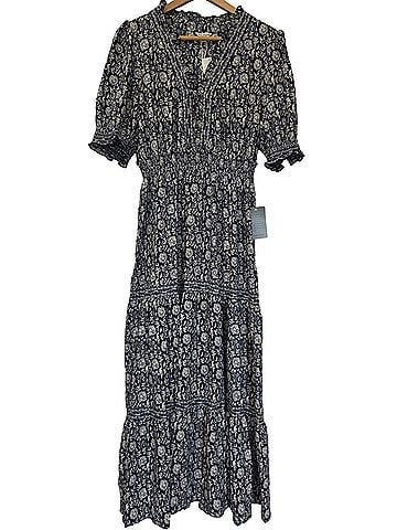 Max Studio Tiered Ruffle Neck Maxi Casual Dress (view 1)