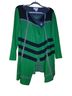 Anthony Richards Stripes Green Black Gray Coat Size XL - photo 1