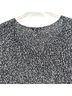 Eileen Fisher 100% Cotton Marled Black White Pullover Sweater Size S - photo 8