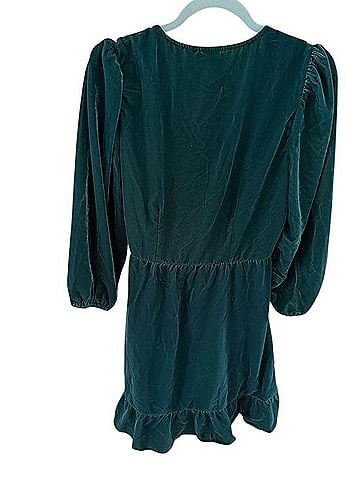 Gap Velvet Wrap Dress Casual Dress (view 2)