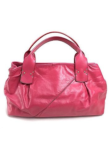 Marc Jacobs MARC JACOBS logo quilted bag, handbag, tote leather, women's, pink. (view 2)