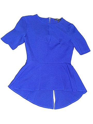BCBGMAXAZRIA Short Sleeve Blouse (view 1)