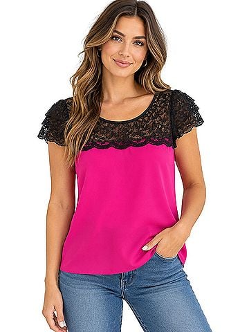 Express Short Sleeve Blouse (view 1)