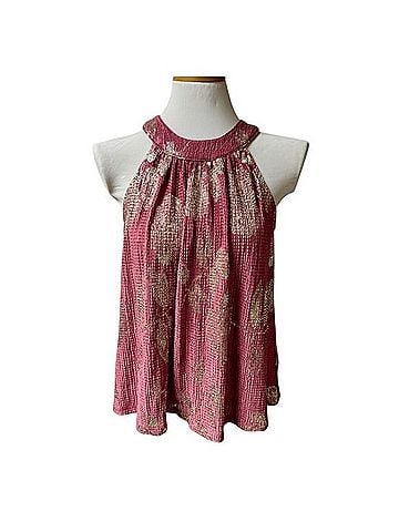 Anthropologie Feather &amp; Bone Halter Sleeveless Top Sleeveless T-Shirt (view 1)