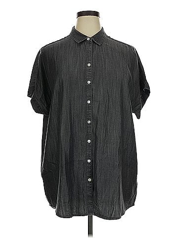 Soft Surroundings Soft Surroundings Short Sleeve Button Down Shirt (view 1)