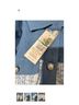 Nanette Lepore Checkered-gingham Blue White Denim Jacket Size L - photo 3