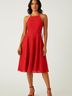 Lulus 100% Polyester Red Lulus Cocktail Dress Size XS - photo 3