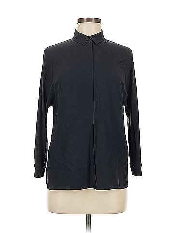 AKRIS Akris Long Sleeve Silk Top (view 1)