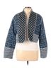 SundayUp Graphic Paisley Argyle Polka Dots Blue Sunday Up Jacket Size L - photo 1
