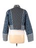 SundayUp Graphic Paisley Argyle Polka Dots Blue Sunday Up Jacket Size L - photo 2